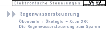 Regenwassersteuerung